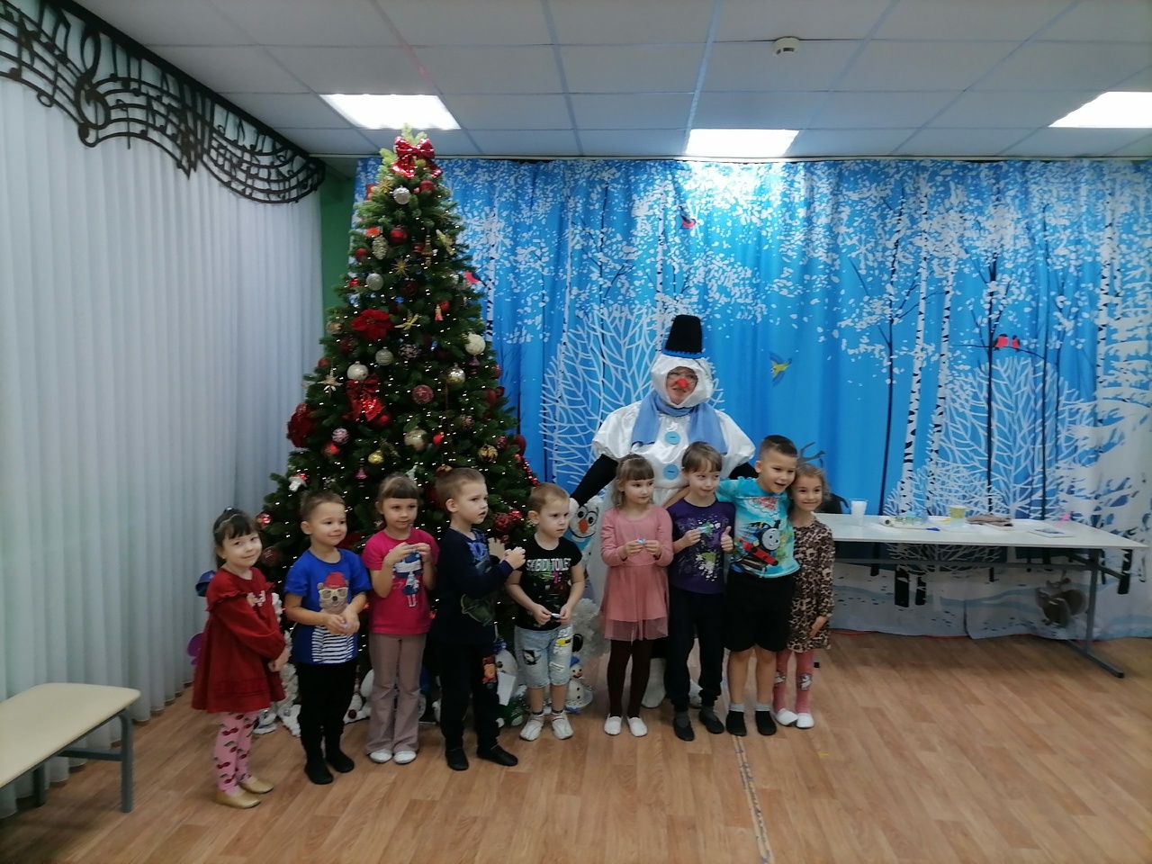 День рождения Снеговика.